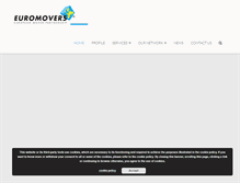 Tablet Screenshot of euromovers.com
